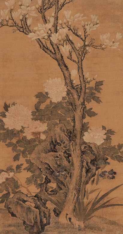 佚名 花卉 立轴